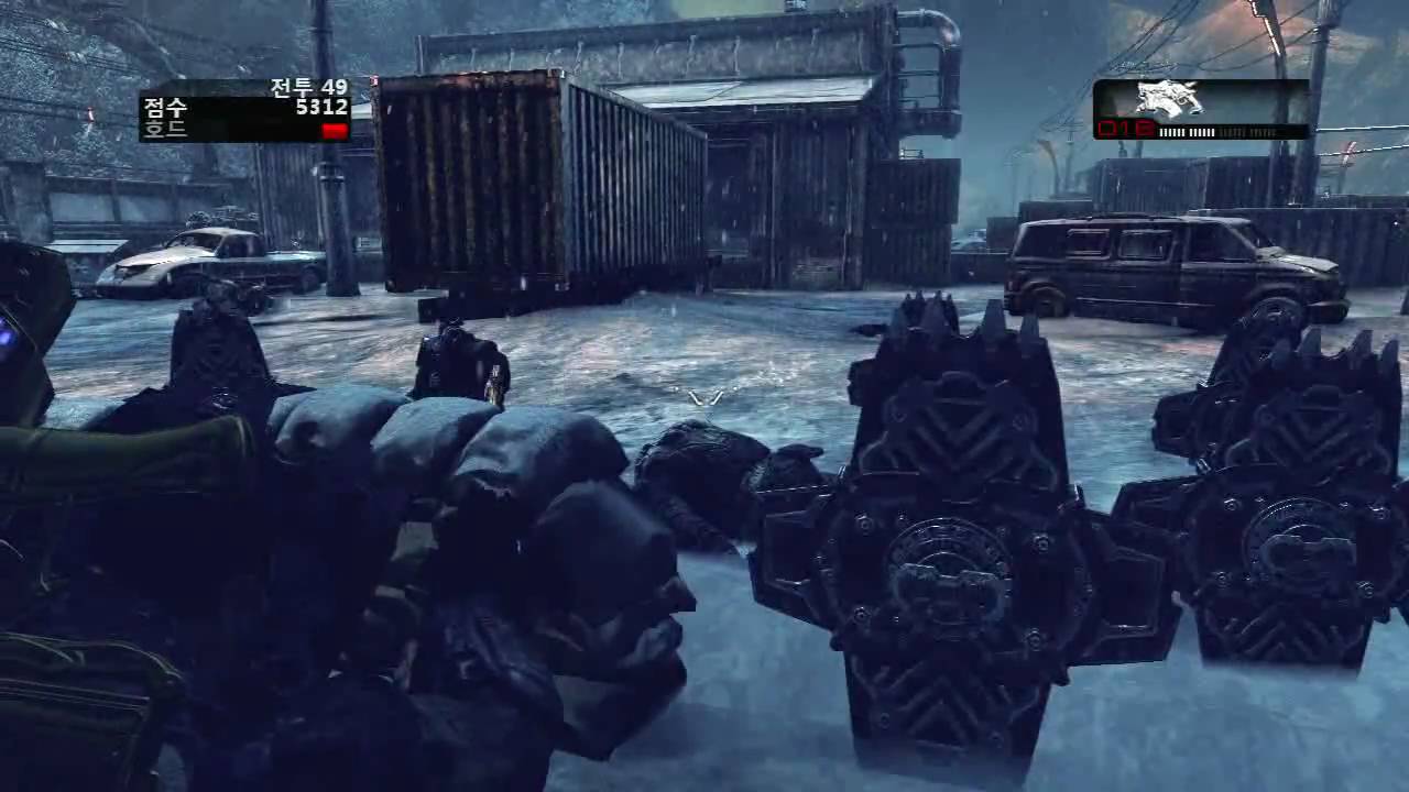 GOW2 HORDE Public Game fuel depot 49 wave 20090409 YouTube