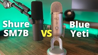 Shure SM7B Vs Blue Yeti | Which Microphone is Better? Mic Comparison