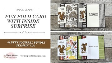 Accordion Style Fun Fold Card with a Surprise Inside