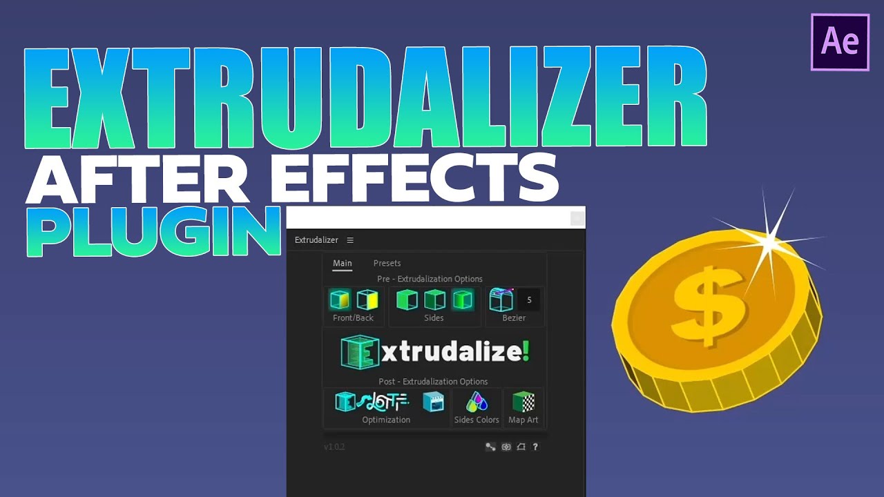 After Effects Extrudalizer Plugin Tutorial - YouTube