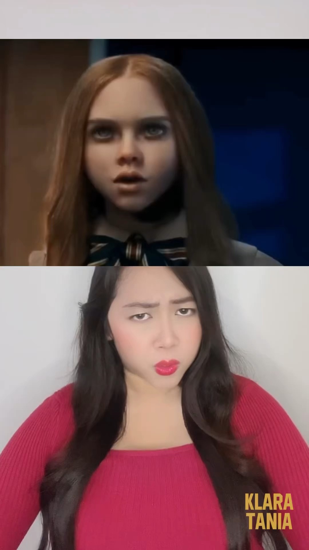 TEROR ROBOT BOCIL SIKOPET!! | Klara Tania #shorts