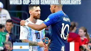 Messi V.S. Mbappé in World Cup || Argentina Vs France 2018 highlights hd