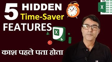 Excel Time-Savers - 5 Hidden Features for Busy People in Microsoft Excel | MS Excel Tips and Tricks