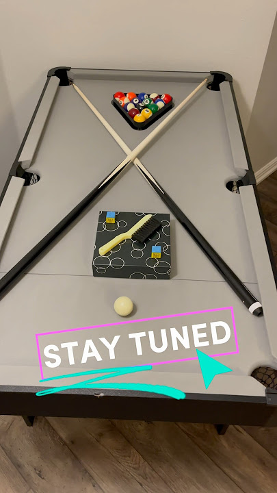 UNBOXING of The SHAARKON Mid Sized Pool Table!! Created by @aaronthepoolsharkReview COMING SOON 😎