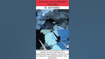 Dynamic Metamorphism Textures | Metamorphic Petrology | Geology