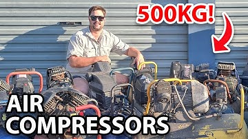 Scrapping 500kg of Air Compressors: Is It Worth It? Real Results!