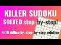 Killer Sudoku solved! (4/10 difficulty, Tuesday 19th Jan &#39;21)
