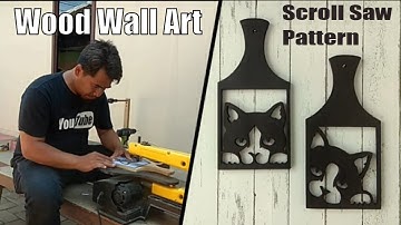 Wood Wall Art Ideas | Wall Decor Ideas | Scroll Saw Pattern