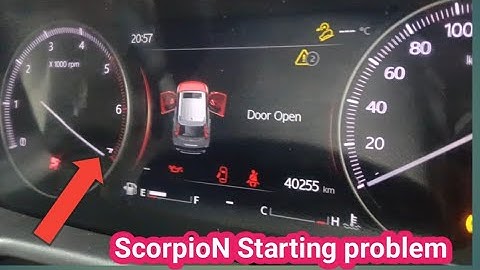 ScorpioN starting problem 