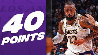 LeBron James Tallied 75th 40-PT Game In OKC! | December 23, 2023
