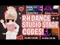 10 BEST RH Dance Studio Stage Codes 2025 | Katsye, Gnarly, BLACKPINK Jump &amp; Concert Stage!