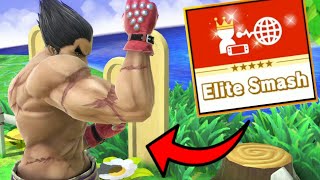KAZUYA ELITE SMASH | Tekken Grand Master Plays Kazuya in Smash Ultimate xd