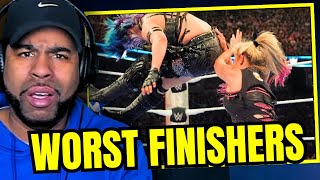 Top 10 Worst WWE Finishers of 2025!! - REACTION!!
