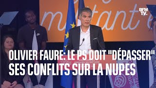 Olivier Faure appelle les membres du PS à 