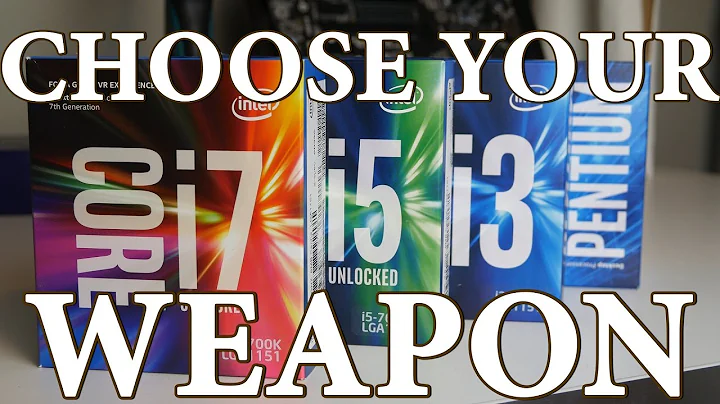 Kaby Lake Performance Comparison - i7 vs. i5 vs. i3 vs. Pentium