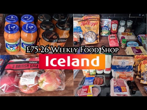 WEEKLY ICELAND ONLINE SHOP | £75.26