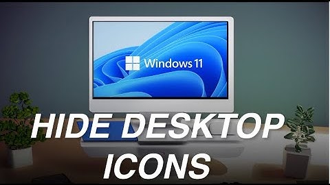 How to hide desktop icons in Windows 11 & 10 #windows #windows10 #windows11