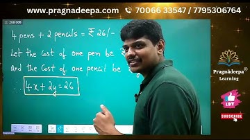 Solving Linear Equations in Two Variables Class 9 & 10 Maths Step-by-Step Explanation with Examples