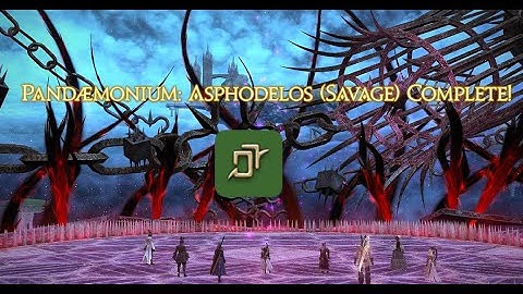 FFXIV Pandaemonium : Asphodelos Fourth Circle Savage (P4S phase 2) First Clear | AST PoV