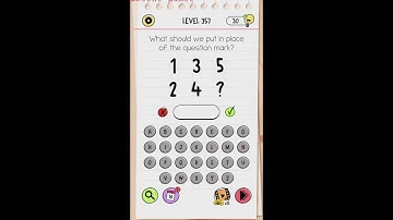 brain test all-Star test IQ boost level 357 walkthrough solution