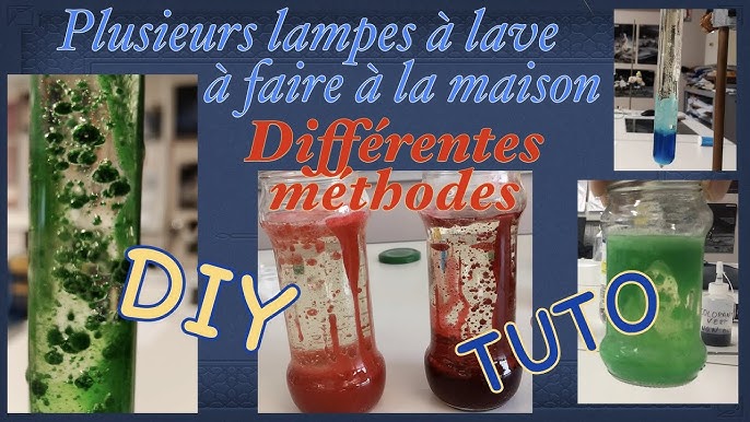 Lampe à lave : Fabriquez une lampe DIY avec les enfants