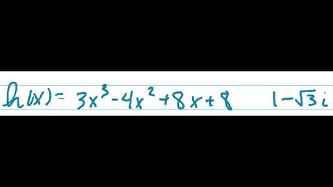 Find all zeros of h(x)=3x^3-4x^2+8x+8, given one imaginary zero
