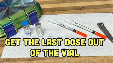 GLP1 How To Get The Last Dose Out Of Vial Tirzepatide Semaglutide