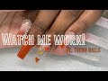 Medium Coffin Nails || Watch Me Work || Ft. Young Nails