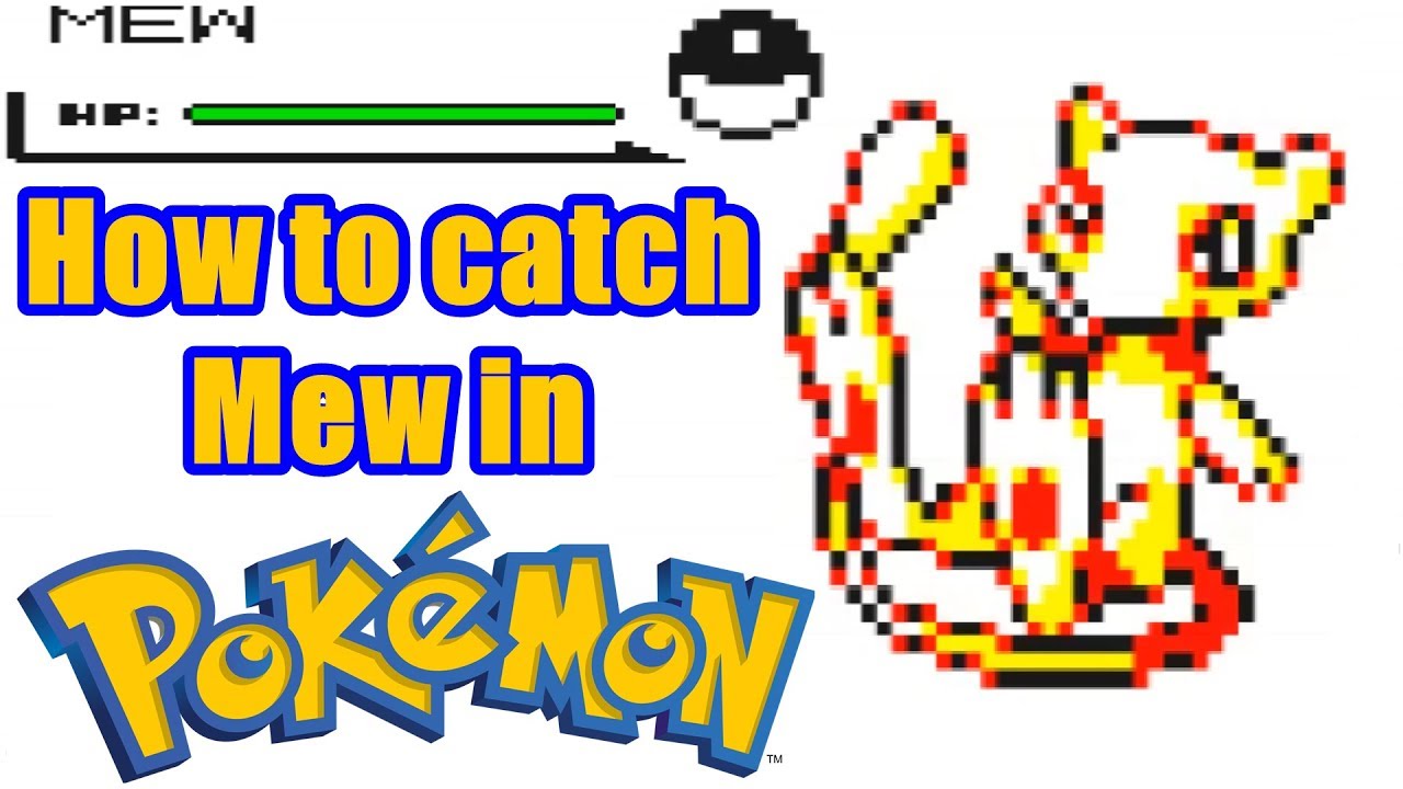 How to Catch MEW in Pokemon Yellow without Cheating! (Works on All  Versions) 