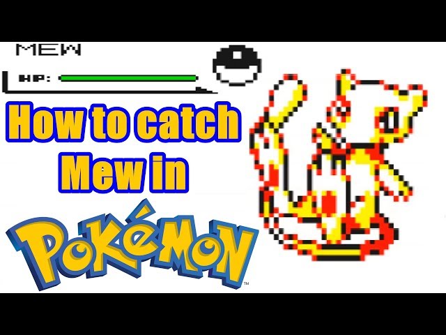 How to catch mew in pokemon fire red without cheats.wmv 