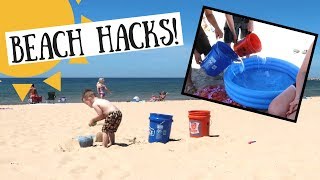 Being from michigan, we spend a lot of time during the summer at
beach! here are some hacks you can try to make your beach smooth
sailing! blow up p...