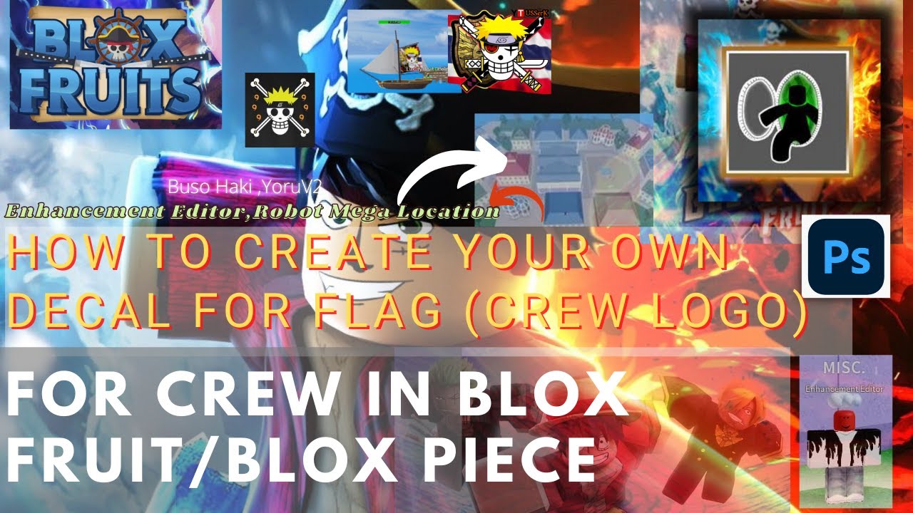 How To Create A Crew Logo In Blox Fruits 