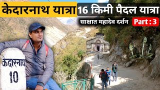 Kedarnath Dham 16 km Trek |  Kedarnath Yatra Part 3  | MS VLOGGER
