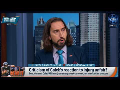Caleb Williams Is TOO EMOTIONAL With Chicago Bears? 😬 Nick Wright REACTS | FIRST THINGS FIRST | NFL