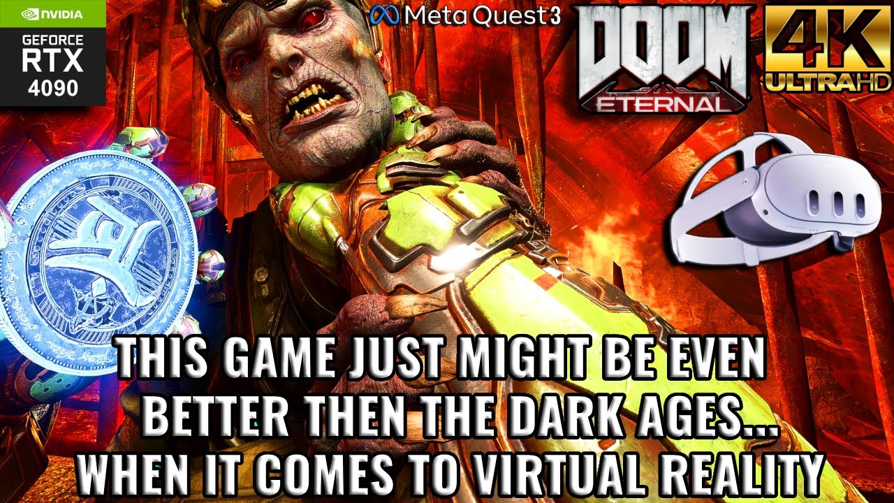 A Heavily Modded Doom Eternal VR Gameplay Test with Reshade