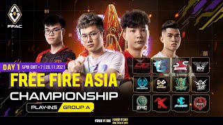 Free Fire Asia Championship |Play-Ins Ngày 1 | HQ xuất sắc giành top 1 BXH, tiến thẳng vào Chung Kết