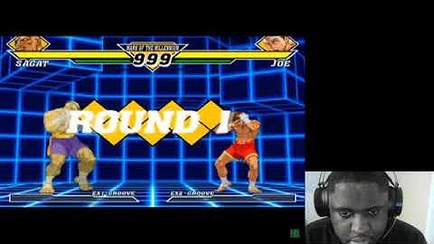 (TAS) Sagat Vs Joe (Capcom Vs SNK 2 Mark Of The Millenium) Reaction