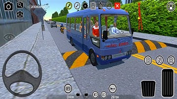 MITSUBISHI ROSA 1998 Minibus Mod Drive - Proton Bus Simulator Urbano Gameplay