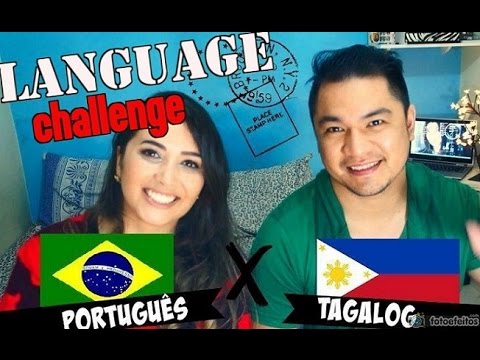 LANGUAGE CHALLENGE - Portuguese vs Tagalog- Filipino(Pinoy) - YouTube