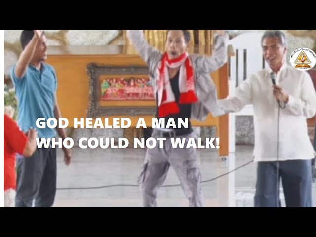 GOD HEALED A MAN WHO COULD NOT WALK! | Ang Dios Gugma Community, Inc. class=