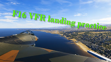 F16 practice landing - DCS World