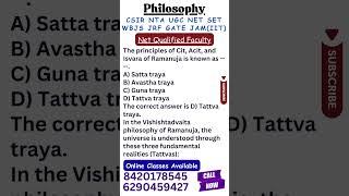 UGC NET Philosophy I Net Qualified Faculty I Online Class Available #philosophy #shorts #jrf #ugcnet