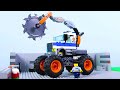 Experimental Police Truck With GIANT SAW! | STOP MOTION | Billy Bricks