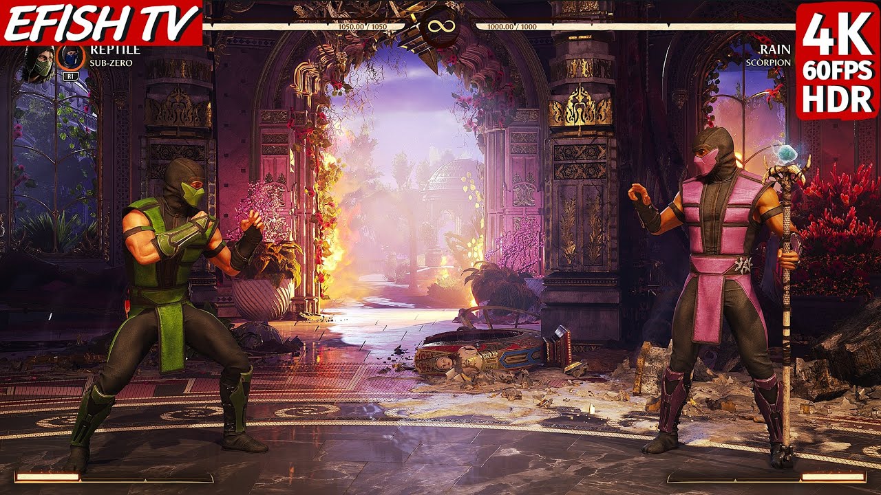 UMK3 Reptile vs UMK3 Rain (Hardest AI) - Mortal Kombat 1 - YouTube