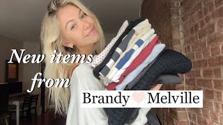 New items at Brandy Melville (brandy model try on haul)