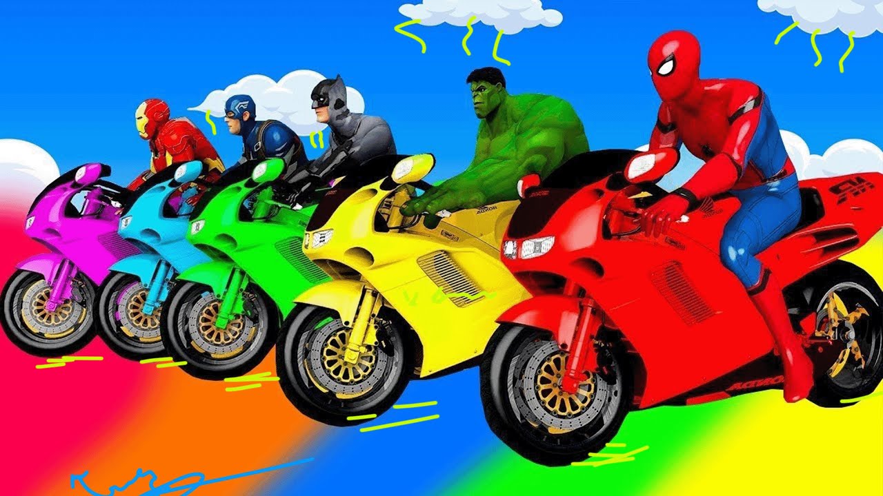 TRANSPORTING PIXAR CARS & FRUITS WITH COLORED & JOHN DEERE vs CLAAS vs TRACTORS - BeamNG.drive