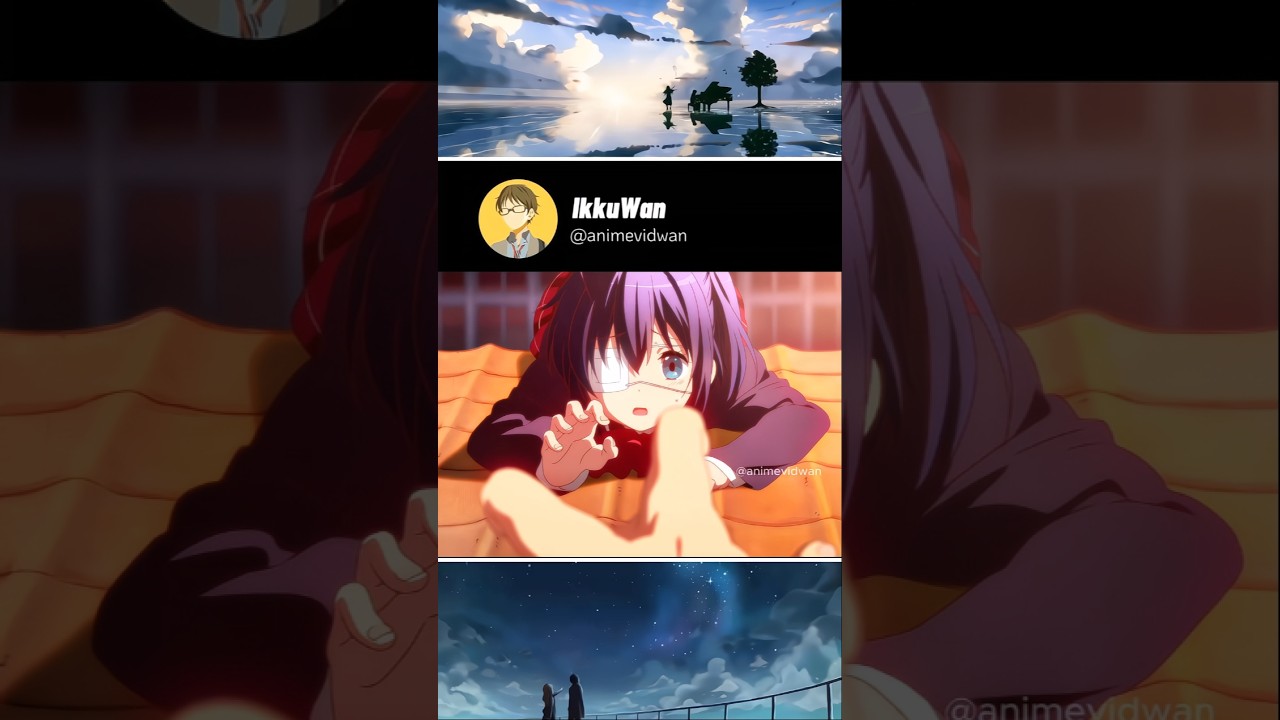 He saved her🥹 [ Love, Chunibyo & Other Delusions! ] #anime #shorts