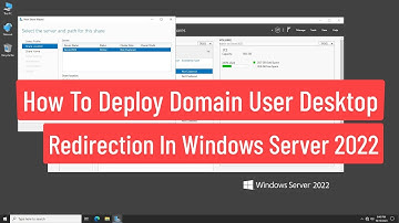 How to Deploy Domain User Desktop Redirection In Windows Server 2022