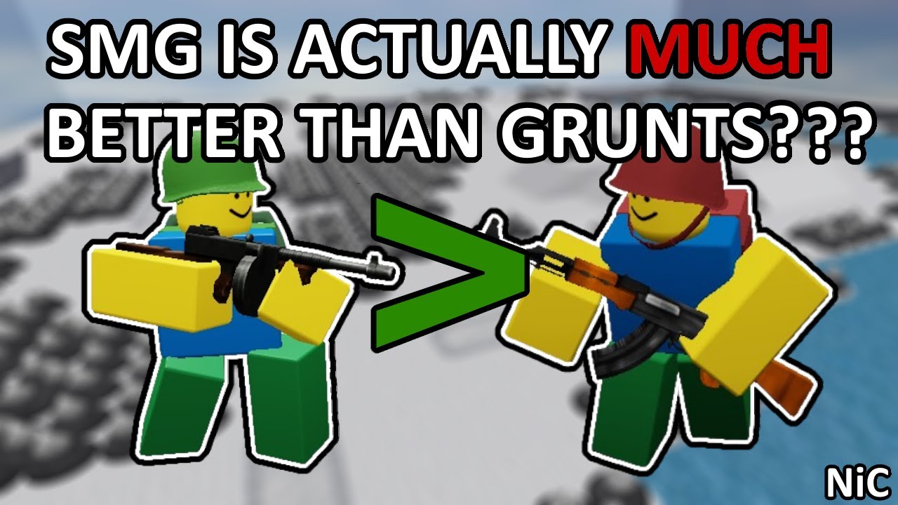 SMG Squad is ACTUALLY Meta... Overkills grunts. | Noobs in Combat
