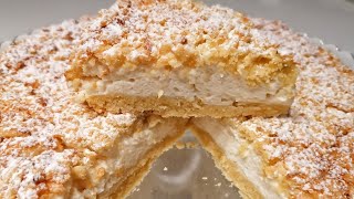 YOGURT , FARINA E UOVA, torta super CREMOSA! /Questa ricetta è popolare su YouTube!